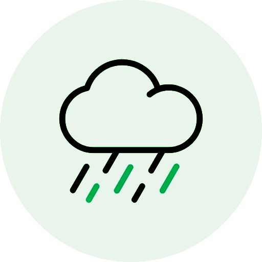 15-Day Forecast: Real-time insights on temperature, humidity, wind, and rain.